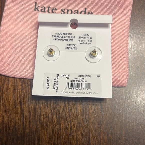 Brand new Kate Spade ♠️ earrings - Picture 4 of 8